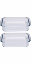 Alpina - Sada skleněných zapékacích forem (2 kusy)
