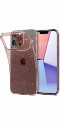 Spigen Pouzdro Liquid Crystal Apple iPhone 13 Pro s třpytivým růžovým povrchem