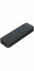 Orico Hub CT2U3-10AB s 10x USB-A přepínači - černý Hub CT2U3-10AB s 10x USB-A přepínači - černý