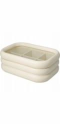 Home Styling Collection Konvička na čaj se zaoblenými okraji a skleněným víkem, 9 cm