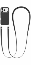 Usams Šňůrka na telefon ZB360 1,08-2,08 m černá