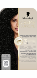 Schwarzkopf Creme Supreme barva na vlasy odstín 1-0 Přírodní černá