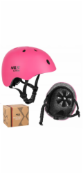 Nils Extreme MT301 RŮŽOVÁ PŘILBA S (52-56 CM)