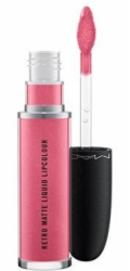 MAC RETRO MATTE tekutá rtěnka metalická růžová 5 ml