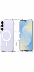 Spigen Pouzdro ULTRA HYBRID MAG kompatibilní s MagSafe pro S26 čiré / bílé