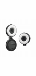 Ulanzi LED lampa + magnetické zrcátko Magsafe pro telefon, selfie, vlog / LM23 / černá
