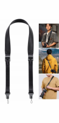 Ulanzi Ramenní popruh Css1 s ochranou proti zamotání a patentním uzávěrem, nosnost do 60 kg, pro digitální zrcadlovku / Skutečná velikost: B194 / Černá