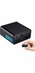 NoName Špionážní hlasový záznamník s detekcí zvuku Q65 - odposlechové zařízení s magnetem a 32GB pamětí