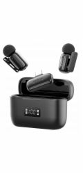 Ulanzi 2x Bezdrátový mikrofon 100m pro telefon s USB Type-C USB-C / A200 / Skutečná velikost: A046