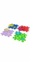 Askato Senzorická podložka Ortopedická Taktická Herní Sada 13 v 1 Puzzle Muffik / Mfk-070