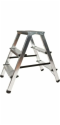 AWTools AW ŽEBŘÍKOVÁ STOLIČKA 3 SCHODY 125 KG AW23003