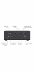 Club3D Dokovací stanice Thunderbolt 5 13v1, 1x M.2 SSD slot, 1xUSB-C TB5, 2xUSB-C,3xUSB-A,2xHDMI,1xmicroSD/SD,1xEthernet