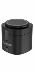 Canyon Bezdrátová nabíjecí stanice 4 v 1 30 W s 1m kabelem, černá