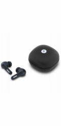BMW TWS Bluetooth sluchátka s koženým kovovým logem ENC černá