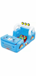 Bestway 93577 Fisher-Price Nafukovací auto s míčem 1,17 m x 76 cm x 61 cm