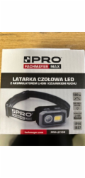 PRO LED ČELOVÁ SVÍTILNA S DOBÍJECÍ BATERII A POHYBOVÝM SNÍMAČEM 500 LM