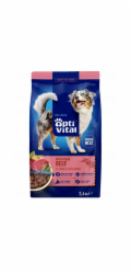 OPTIVITAL With fresh beef - suché krmivo pro psy - 2,4kg