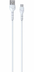 Techonic Kabel Devia USB Kintone - USB-C, 1,0 m, 2,1 A, bílý, sada 30 kusů, V2