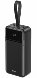 BWOO Powerbanka 65W powerbanka 30000 mAh 2 x USB-A, 1 x Type-C s LCD displejem černá