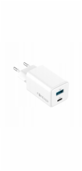 Forever Nabíječka GaN PD QC do zásuvky TC-08-45AC 1x USB-C 1x USB 45W bílá