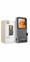 NoName UNIVERZÁLNÍ POTÁPĚCÍ VODOTĚSNÉ POUZDRO TECH-PROTECT IPX8 PRO, ŠEDÁ/ČERNÁ