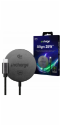 3MK Nabíječka InCharge Align Qi2.2 25W pro Android, černá
