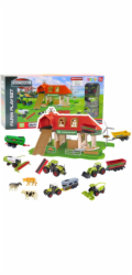 LeanToys Sada figurek Farmářský traktor Zvířata 42 dílků.