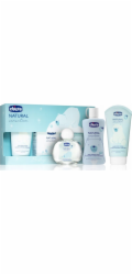 NoName CHICCO_SET Natural Sensation tělový a vlasový fluid 200ml + tělové mléko 150ml + parfémovaná voda 100ml