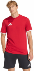 Adidas Pánské tričko Entrada 26 Tee červené JZ6676 L