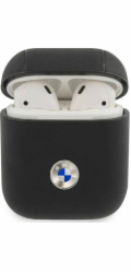 BMW Geniune kožené ochranné pouzdro pro AirPods 1/2 černé