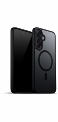 CRONG Hybridní matný magnetický kryt MagSafe Pouzdro pro Samsung Galaxy A36 / A37 černé