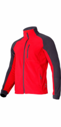 Lahti Pro Flísová mikina . Červená a šedá, 5XL, CE, lahti