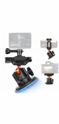 Kf kulová hlava 3D magnetická základna pro kamery GoPro se závitem pro telefon 1/4 / KF31.156