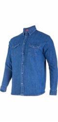 Lahti Pro Blue Denim Shirt, 2xl, ce, lahti