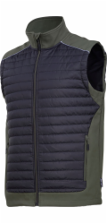 Lahti Pro Zateplená bezrukávová bunda černo-zelená, 2xL, CE, lahti