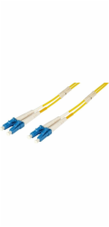 EFB EFB LWL kabel Duplex Jumper LC-LC 9/125 OS2 1 metr LSZH Halogenfrei gelb 2,0 mm geprueft mit Messprotokoll