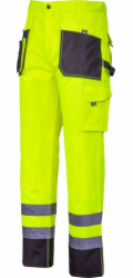 Lahti Pro VÝSOKĚ VIDITELNÉ KALHOTY ČERNOŽLUTÉ, 3XL, CE, LAHTI