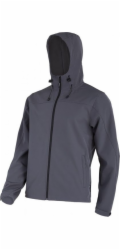 Lahti Pro Softshellová bunda s kapucí, šedá, 3XL, CE, Lahti