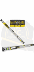 PRO Vodováha Magn.fmax Xtreme s boxbeamem 90 cm, 3 lib, 2 rukojeti, 0,5 mm/m