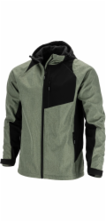 Lahti Pro Softshellová bunda s kapucí, zeleno-černá, 3xl, ce, lahti