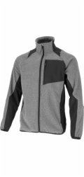 PRO Mikina Tech-fleece šedo-černá, 2xL, ce, lahti