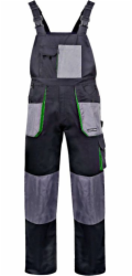 Lahti Pro Pracovní montérky Cotton, černo-zelené, velikost XXXL (L4060660)