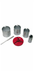Mega Sada děrových pil s wolframovým sintrovaným povlakem 33-73 mm - 26434