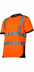 Lahti Pro Tričko s výstrahou, oranžovo-černé, velikost 2XL (L4022605)