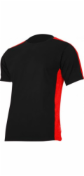 Lahti Pro TRIČKO 180G/M2, ČERNO-ČERVENÉ, M, CE, LAHTI