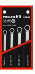 Pro-Line Sada oboustranných očkových klíčů Torx E6-E24, 4dílná (36680)