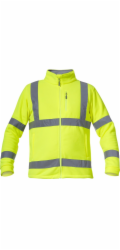Profix FLÍSOVÁ MIKINA. VAROVÁNĚ ŽLUTÁ, 3XL, CE, LAHTI