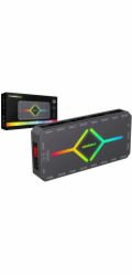 GameMax Gamemax | Dálkové ovládání | V4.0 ARGB PWM HUB ČERNÁ | Černá | Gamemax