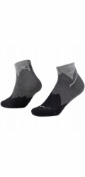 Buff Lehké čtvrtletní ponožky BUFF Merino 137792999 Černé 36-38