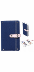 LoveInstant Fotoalbum 108 pro Fujifilm Instax Mini 12 40 11 99 41 Evo Liplay Link / Denim
